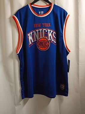 New York Knicks Blue Basketball Jersey - Official Team Design